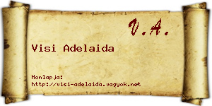 Visi Adelaida névjegykártya
